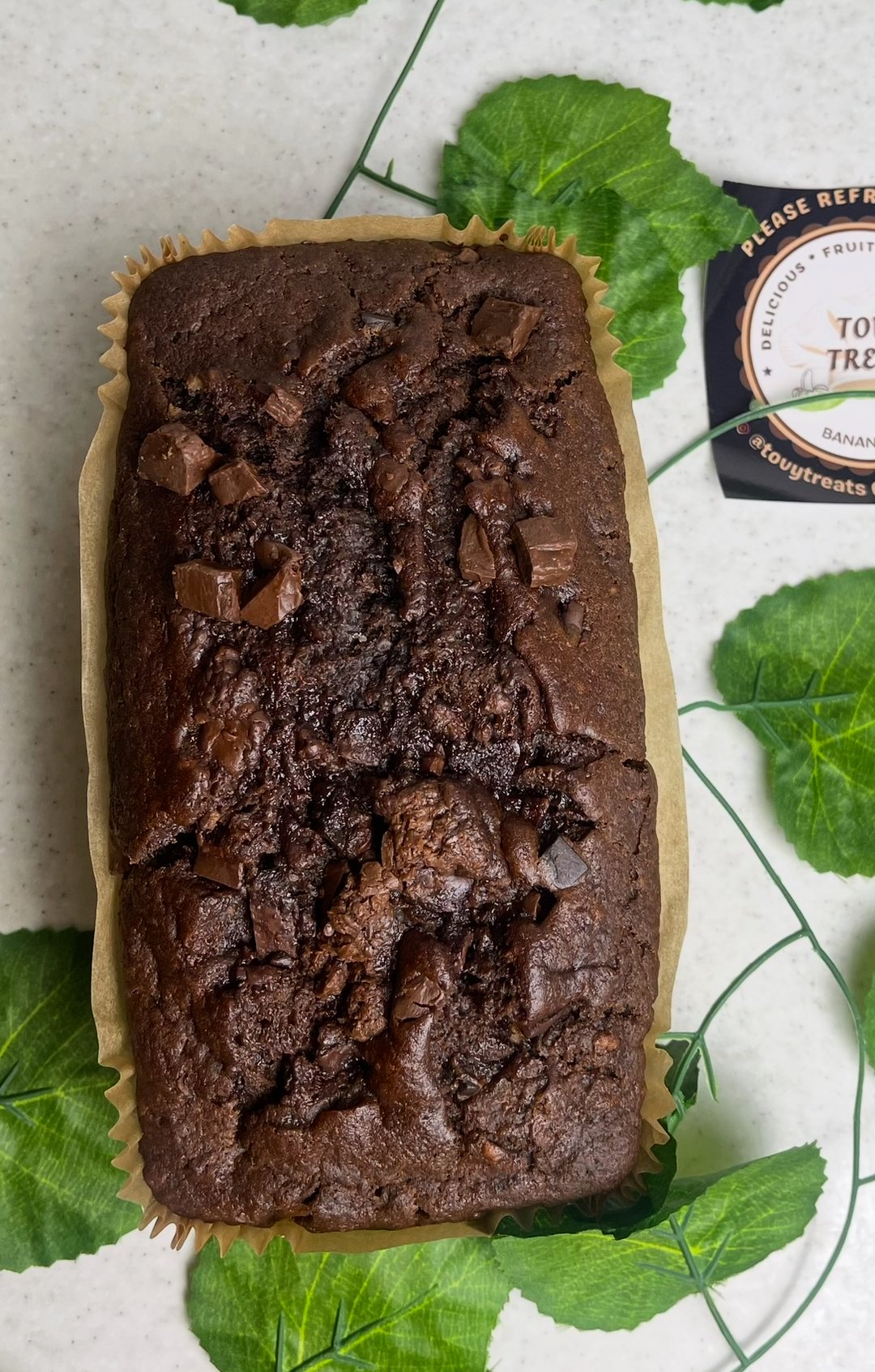Triple Chocolate Banana Loaf